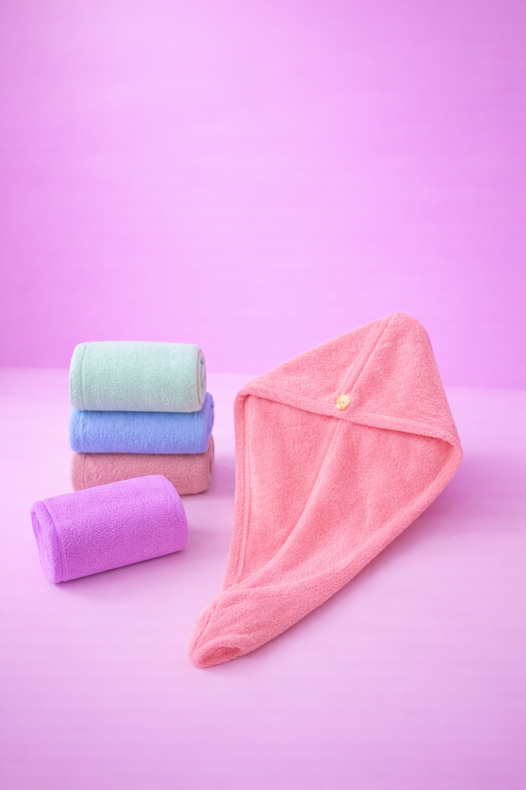 pink-hair-towel
