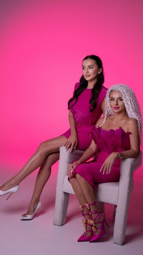 colorful party photoshoot